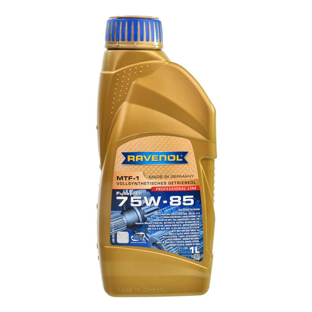 Трансмиссионное масло RAVENOL MTF-1 GL-4 / 5 75W-85 1 л 12211021 - zapix