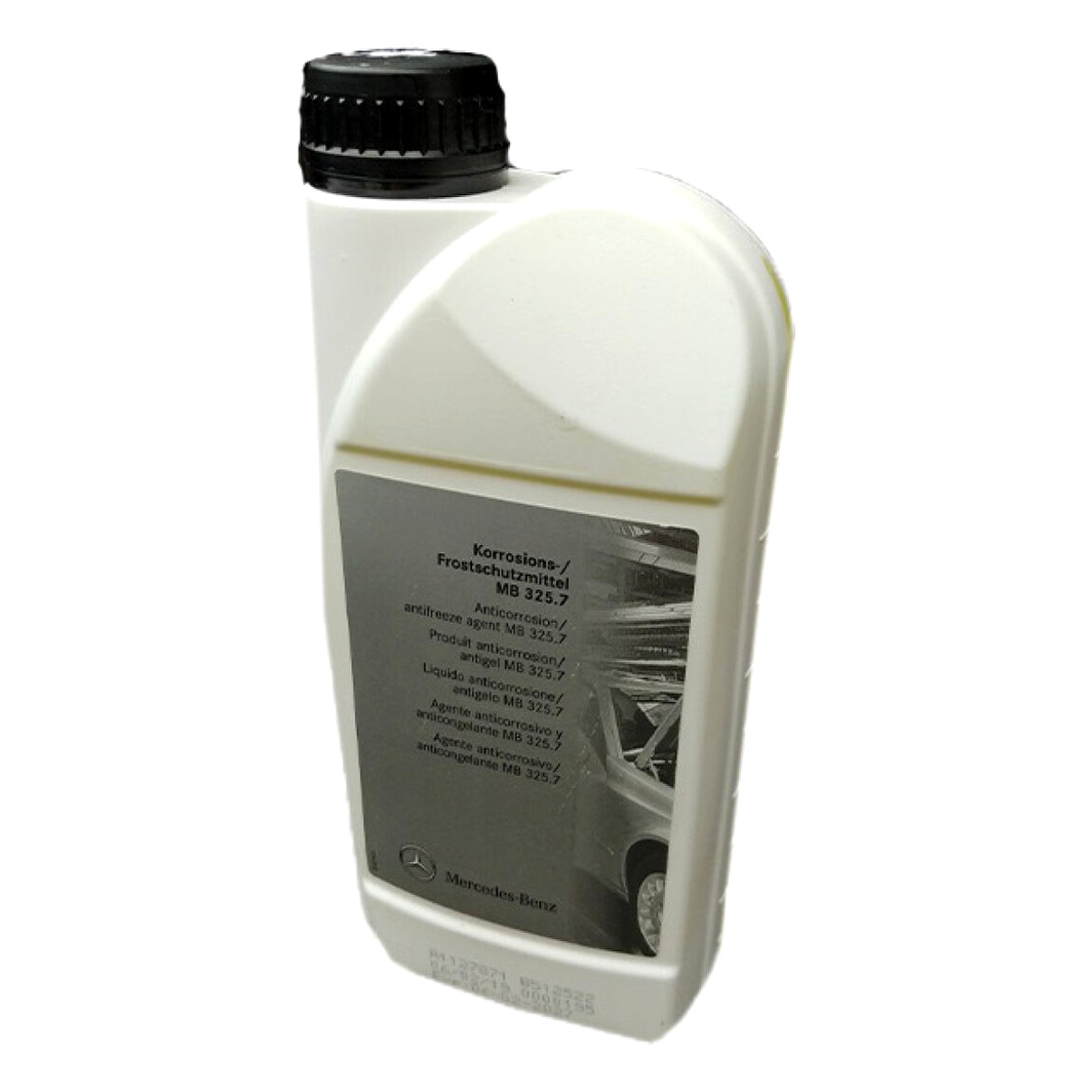 Концентрат антифризу MERCEDES-BENZ / SMART MB 325.7 жовтий -80 °C 1 л (000989750509) - zapix