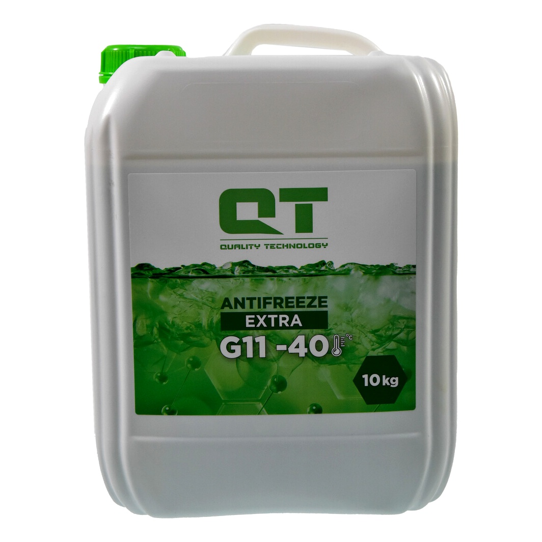 Готовий антифриз QT Extra зелений G11 -40 °C 10 л (QT5424010) - zapix