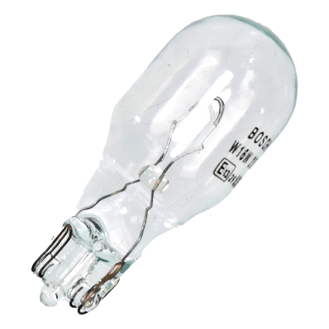 Автолампа розжарювання BOSCH W16W W2.1x9.5d 16W 12V 1987302821 - zapix