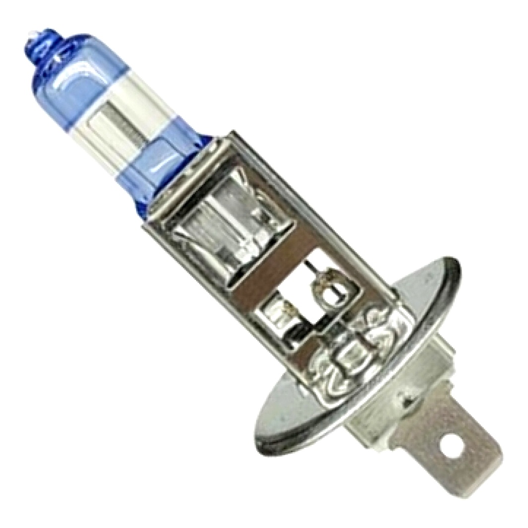 Автолампа галогеновая ERA Brighter +100% H1 P14.5s 55W 12V прозрачно-голубая E118BR1C - zapix