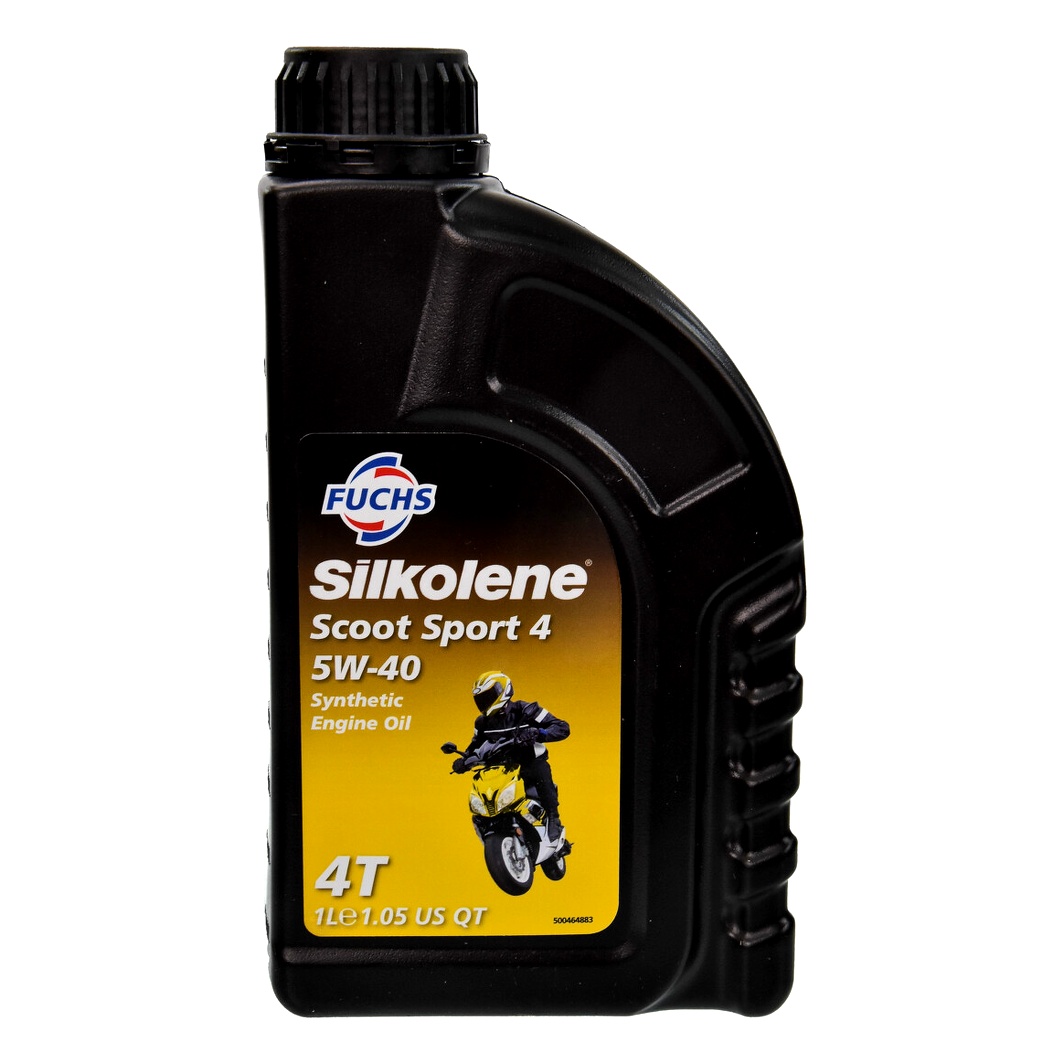 Моторное масло FUCHS Silkolene Scoot Sport 4 4T 5W-40 синтетическое 1 л 602012074 - zapix