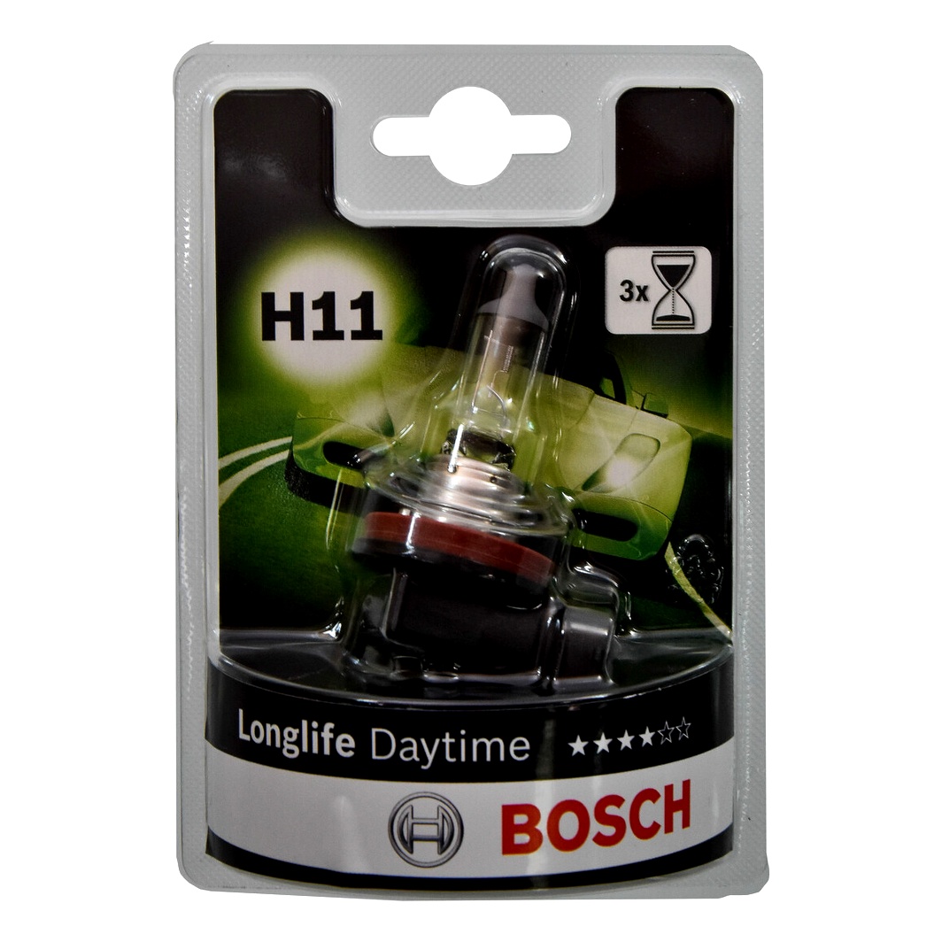 Автолампа галогенова BOSCH Longlife Daytime H11 PGJ19-2 55W 12V 1987301340 - zapix