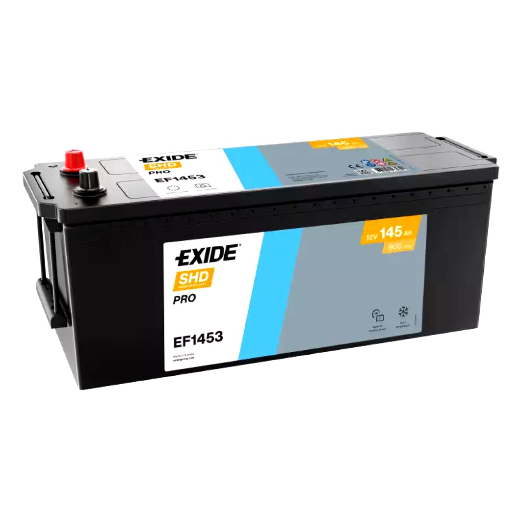 Акумулятор EXIDE SHD Pro 12V 145Ah 900A R+ EF1453 - zapix