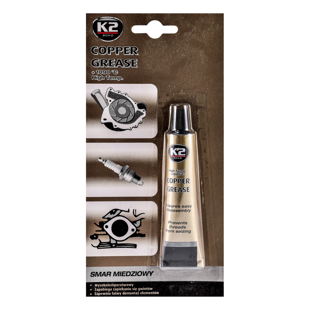 Смазка медная K2 Copper Grease для нарезных соединений 20 мл (B401) - zapix