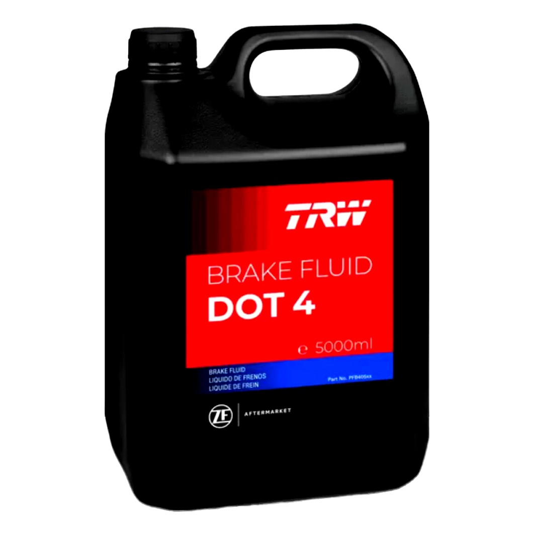 Гальмівна рідина TRW DOT 4 Brake Fluid пластик 5 л PFB405SE - zapix