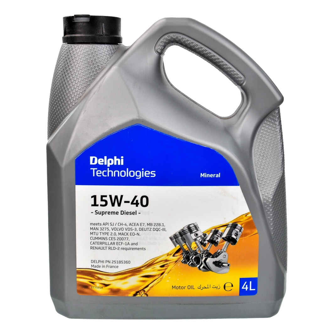 Моторна олива DELPHI Supreme Diesel 15W-40 4 л (25185360) - zapix