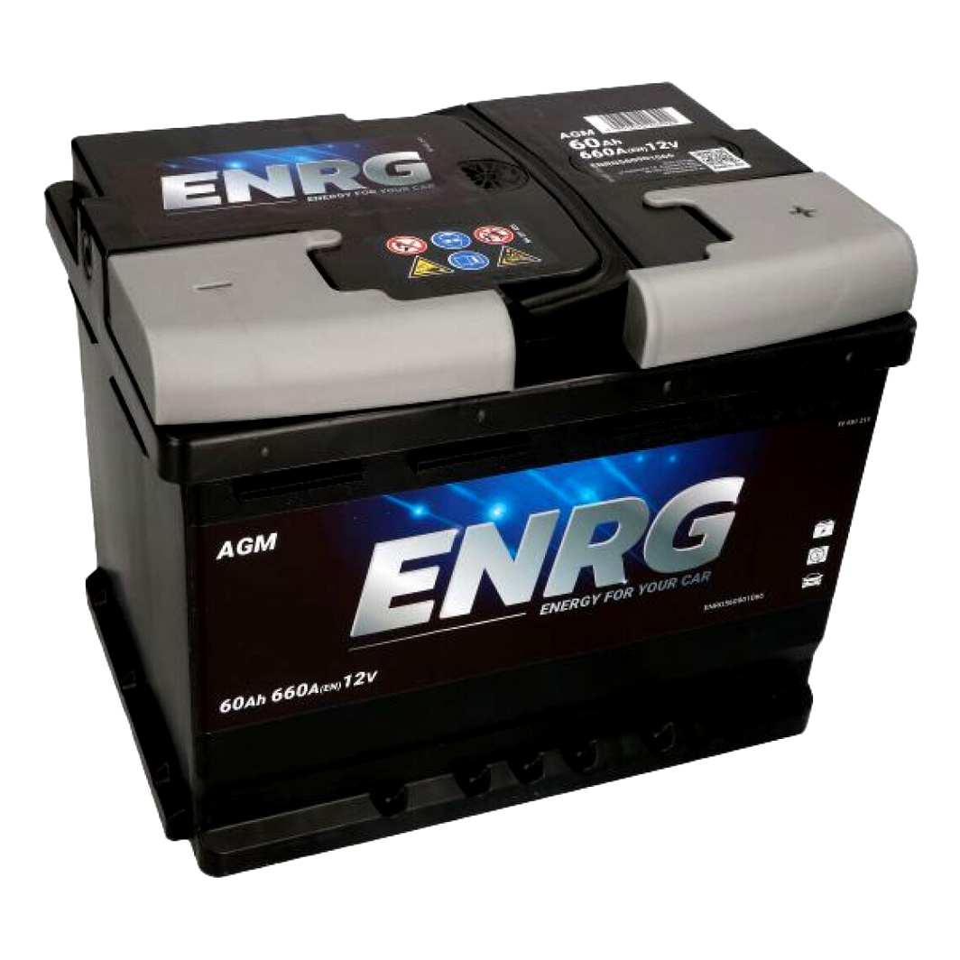 Акумулятор ENRG 12V 60Ah 660A R+ ENRG560901066 - zapix