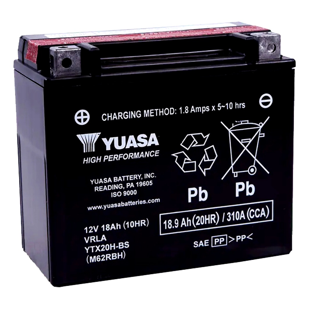 Акумулятор YUASA High Performance 12V 18.9Ah 310A L+ YTX20HBS - zapix