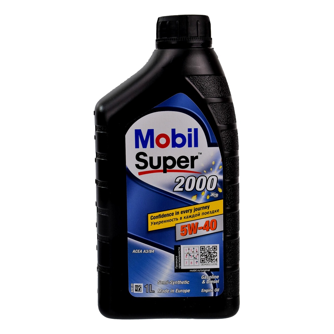 Моторна олива MOBIL Super 2000 X3 5W-40 1 л (155338) - zapix