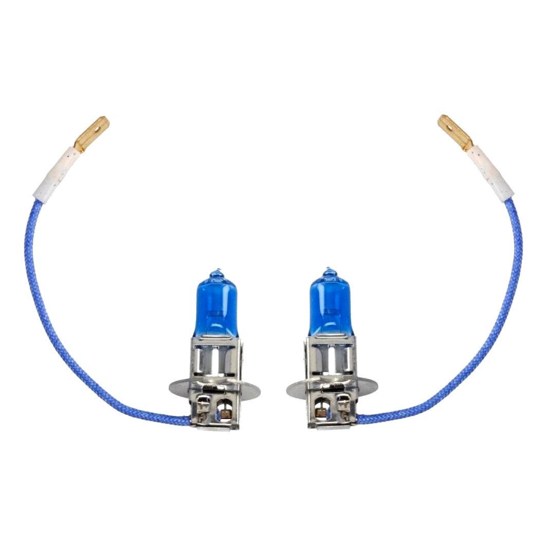 Автолампа галогенова M-TECH Xenon Blue H3 PK22s 55W 12V темно-блакитна PTZXB3DUO - zapix