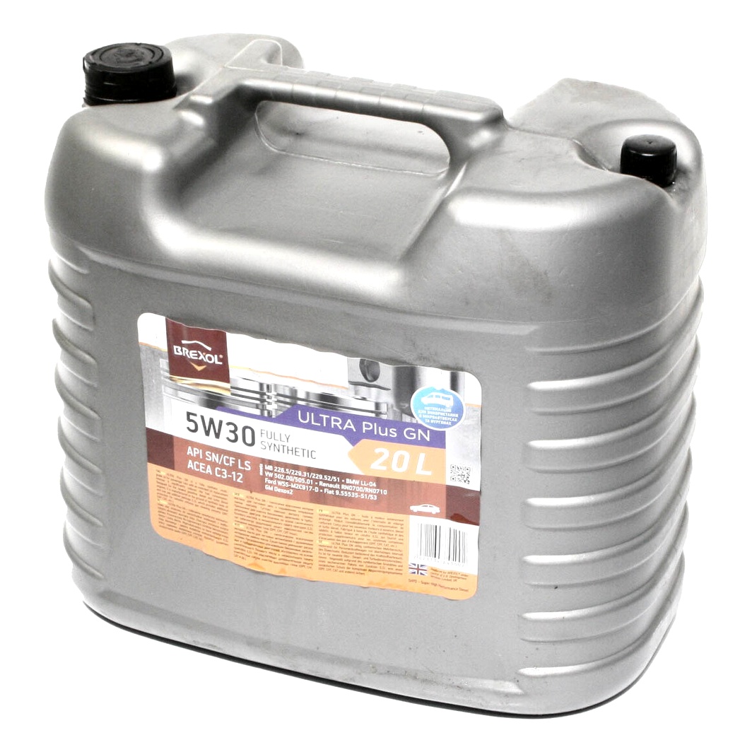 Моторна олива BREXOL Ultra Plus GN 5W-30 20 л (48021134645) - zapix