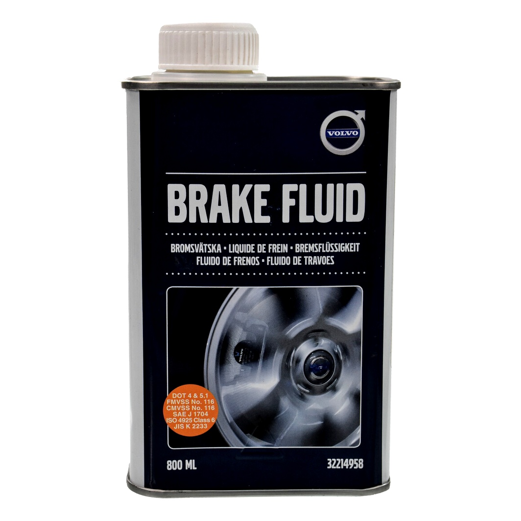 Гальмівна рідина VOLVO DOT 4 Brake Fluid метал 0.8 л 32214958 - zapix