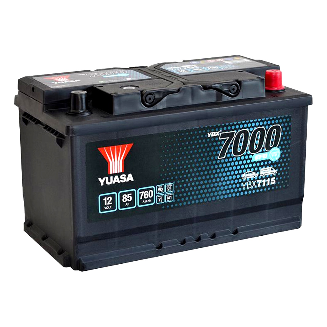 Акумулятор YUASA EFB Start Stop 12V 85Ah 760A R+ YBX7115 - zapix