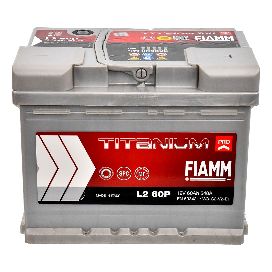 Акумулятор FIAMM Titanium Pro 12V 60Ah 540A R+ L260P - zapix