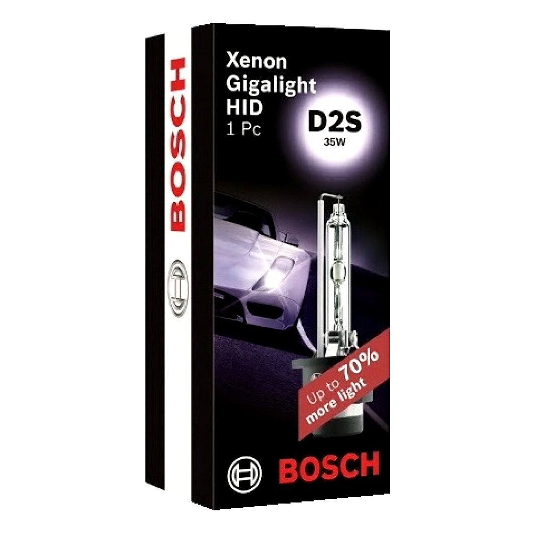 Автолампа ксенонова BOSCH Xenon Gigalight HID D2S P32d-2 35W 12V прозора 1987302914 - zapix