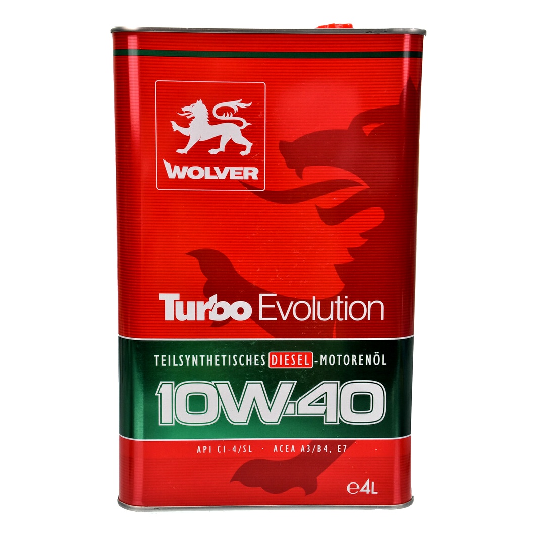 Моторна олива WOLVER Turbo Evolution 10W-40 4 л (4260360944406)