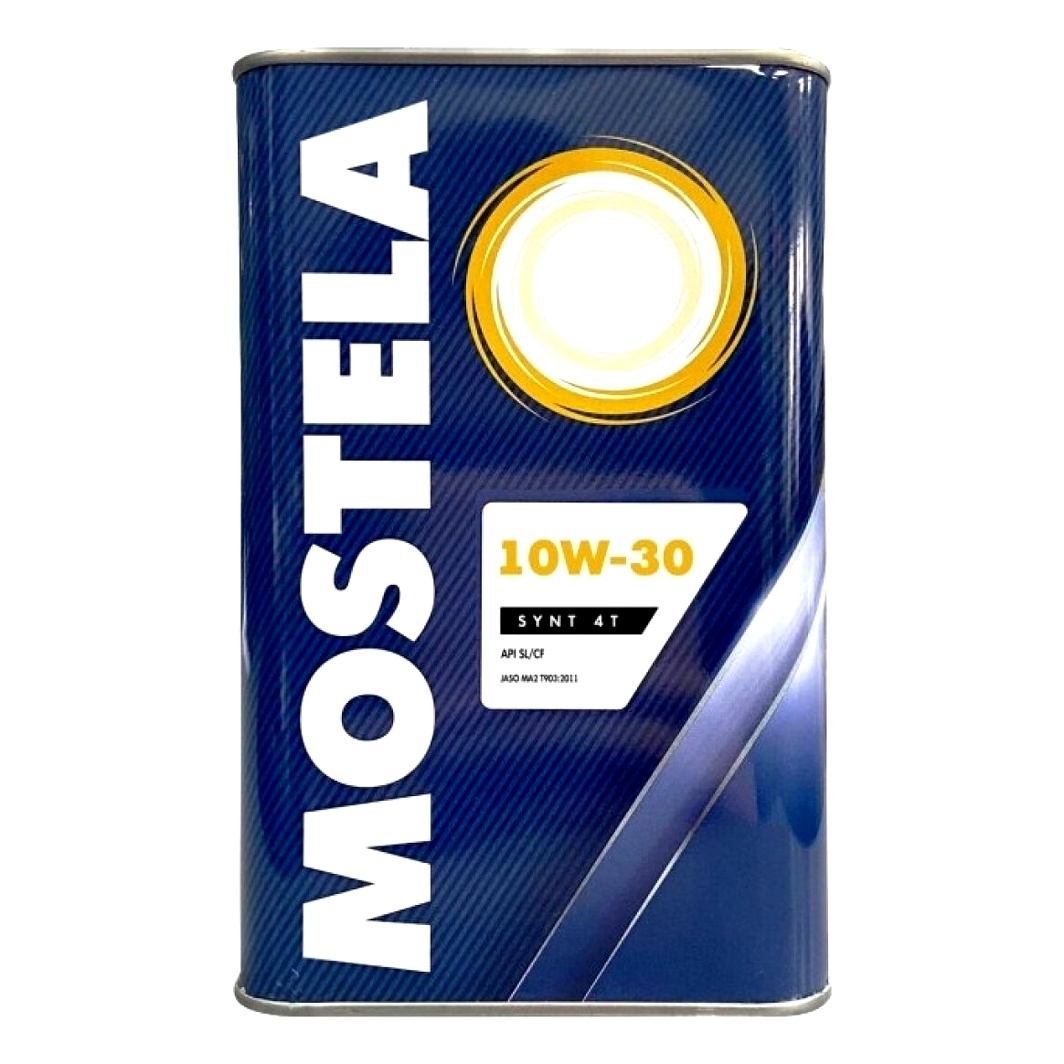 Моторное масло MOSTELA Synt 4T 10W-30 полусинтетическое 0.946 л 4820133021996 - zapix