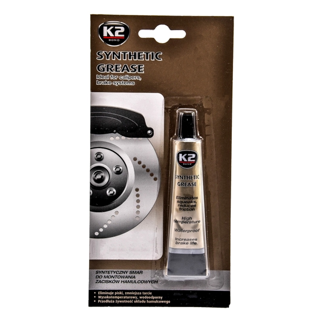 Смазка синтетическая K2 Synthetic Grease для тормозов 18 мл (B405) - zapix