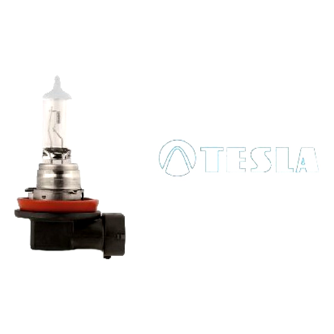 Автолампа галогенова TESLA H11 PGJ19-2 55W 12V прозора B31101 - zapix