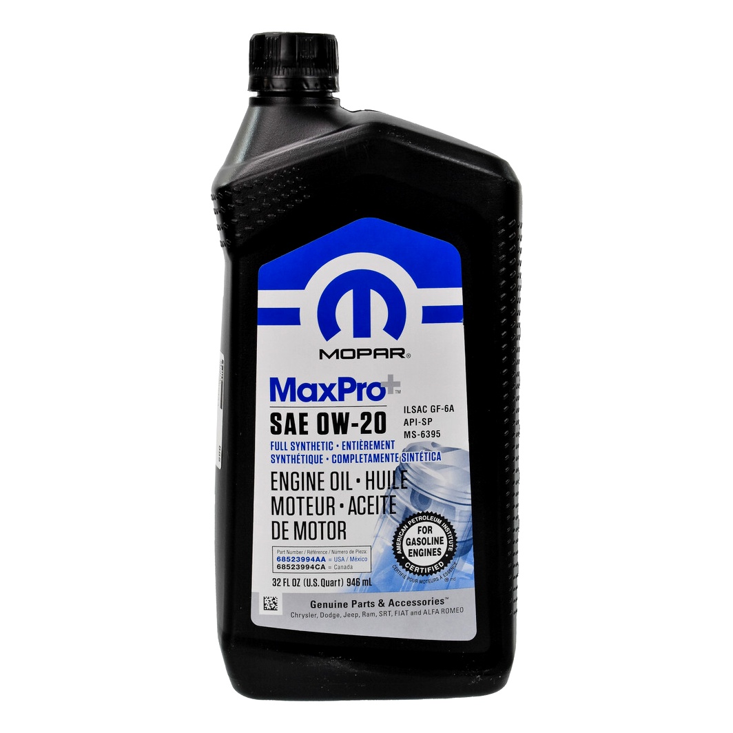 Моторна олива MOPAR MaxPro Plus GF-6A 0W-20 0.95 л (68523994AA) - zapix