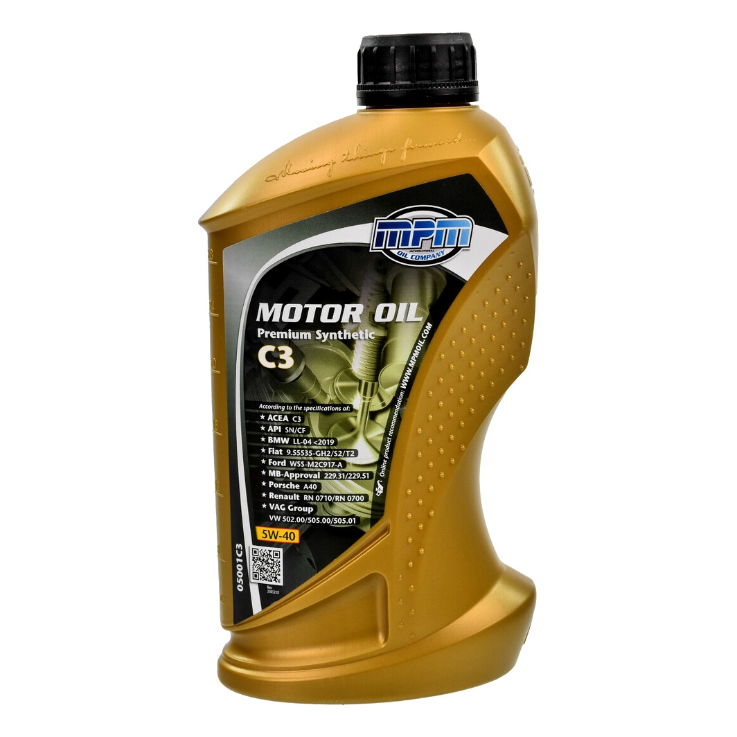 Моторна олива MPM Premium Synthetic C3 5W-40 1 л (05001C3) - zapix