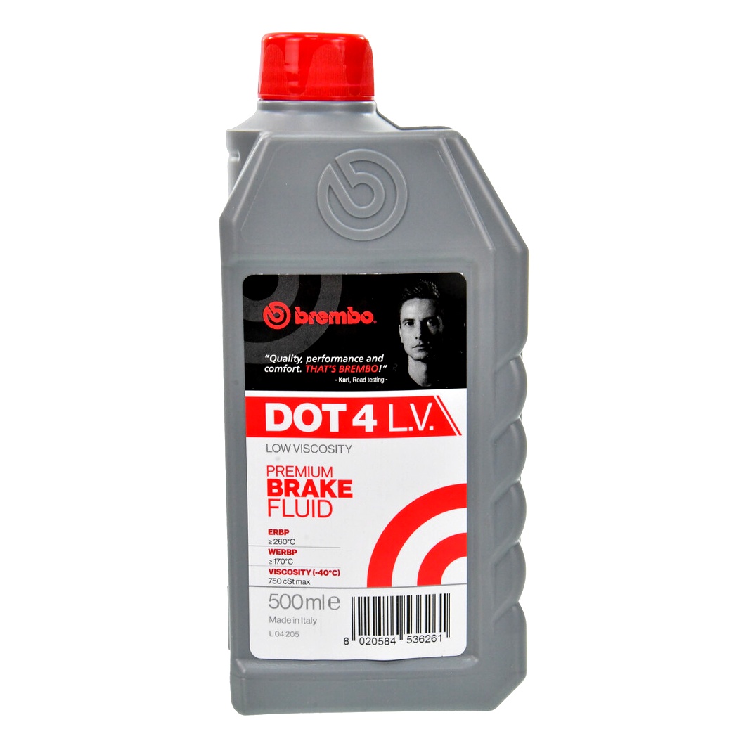 Гальмівна рідина BREMBO DOT 4 LV пластик 0.5 л L04205 - zapix