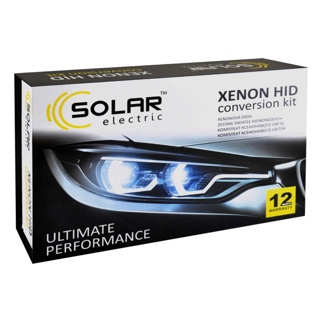 Автолампа ксенонова SOLAR H1 P14.5s 35W 85V прозора 4143 - zapix