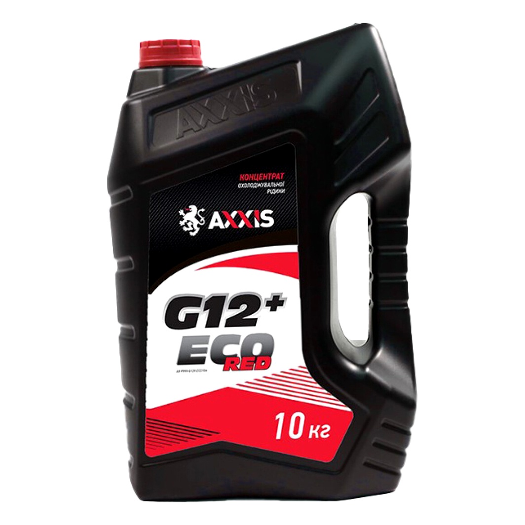 Концентрат антифризу AXXIS Eco червоний G12+ -80 °C 10 л (AXP999G12RECO10) - zapix