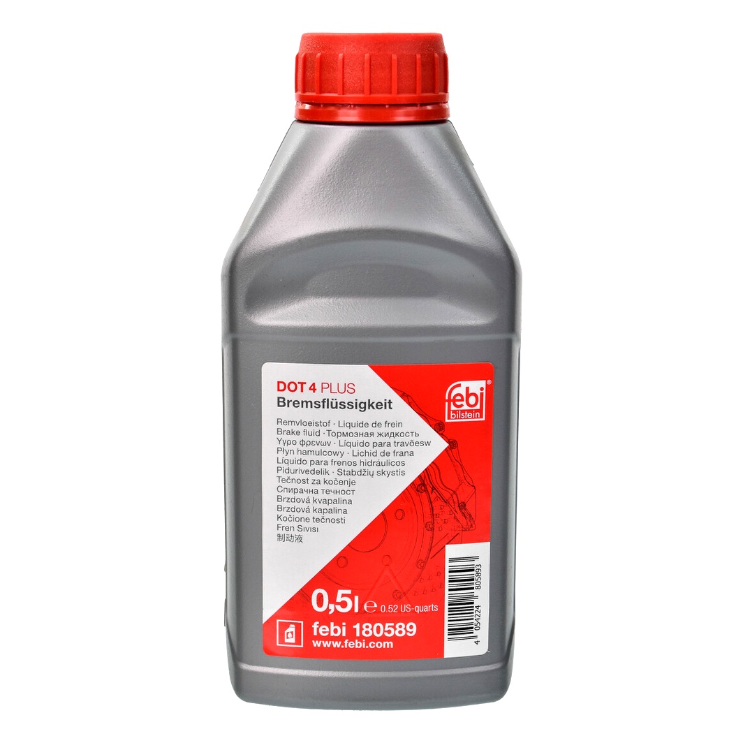 Гальмівна рідина FEBI BILSTEIN DOT 4+ Bremsflussigkeit пластик 0.5 л 180589 - zapix