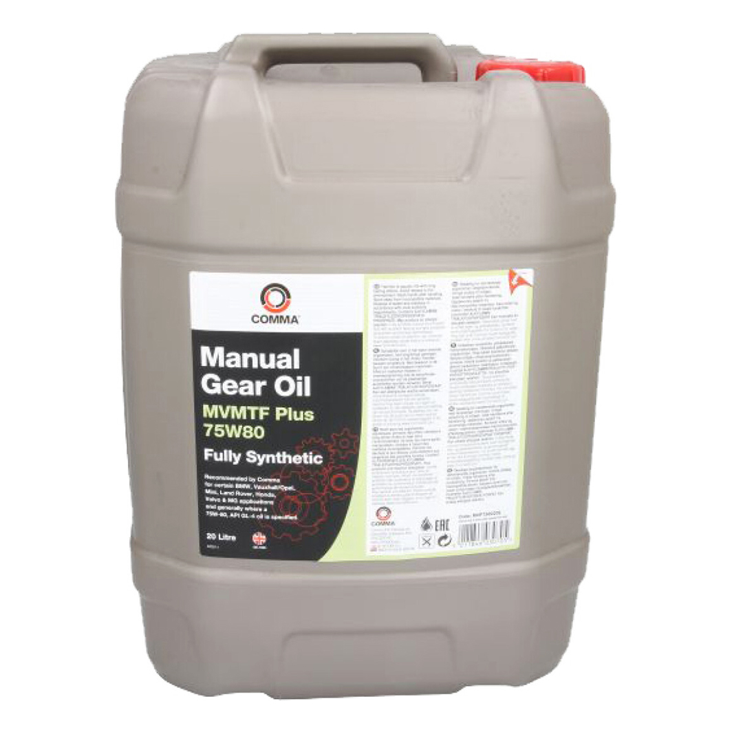 Трансмісійна олива COMMA Manual Gear Oil MVMTF Plus GL-4 75W-80 20 л