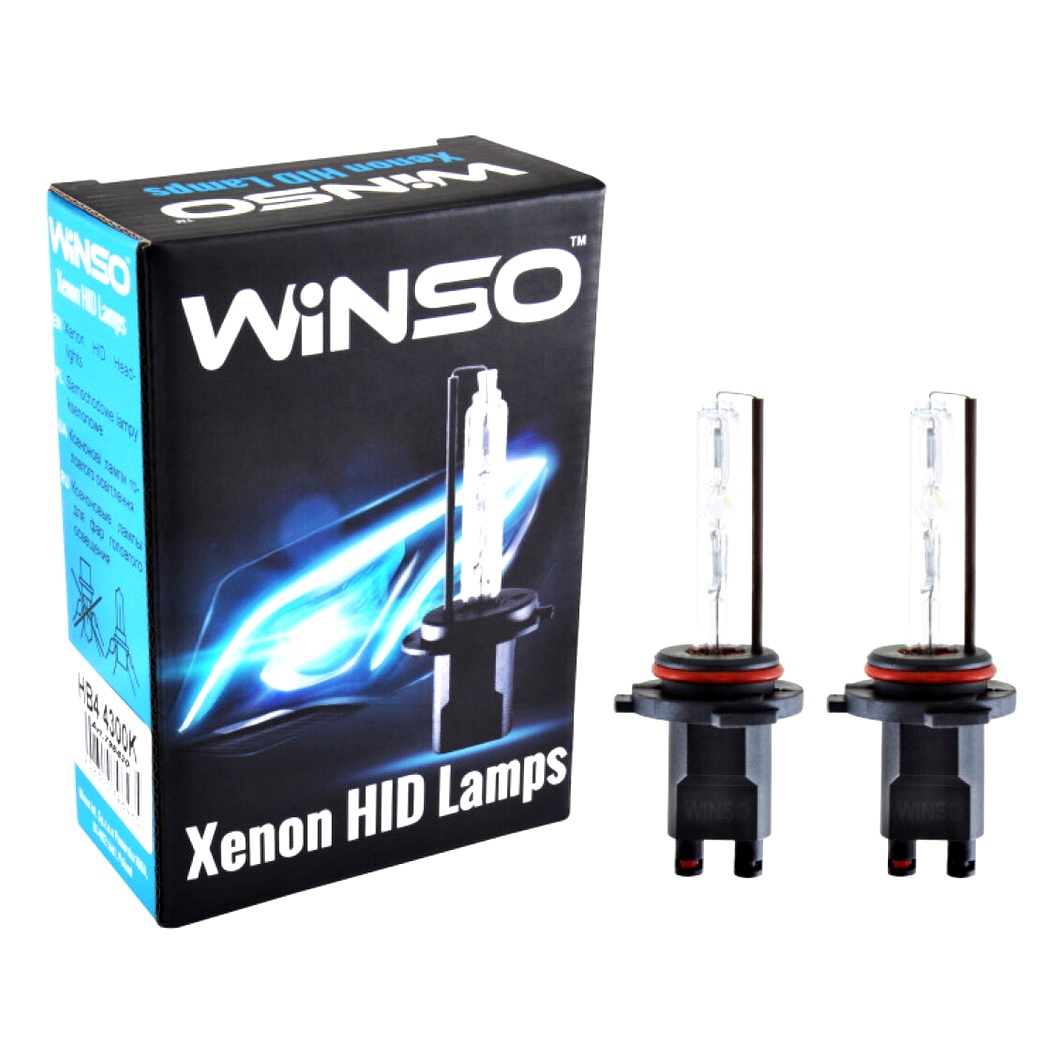 Автолампа ксенонова WINSO HB4 P22d 35W 85V прозора 796430 - zapix