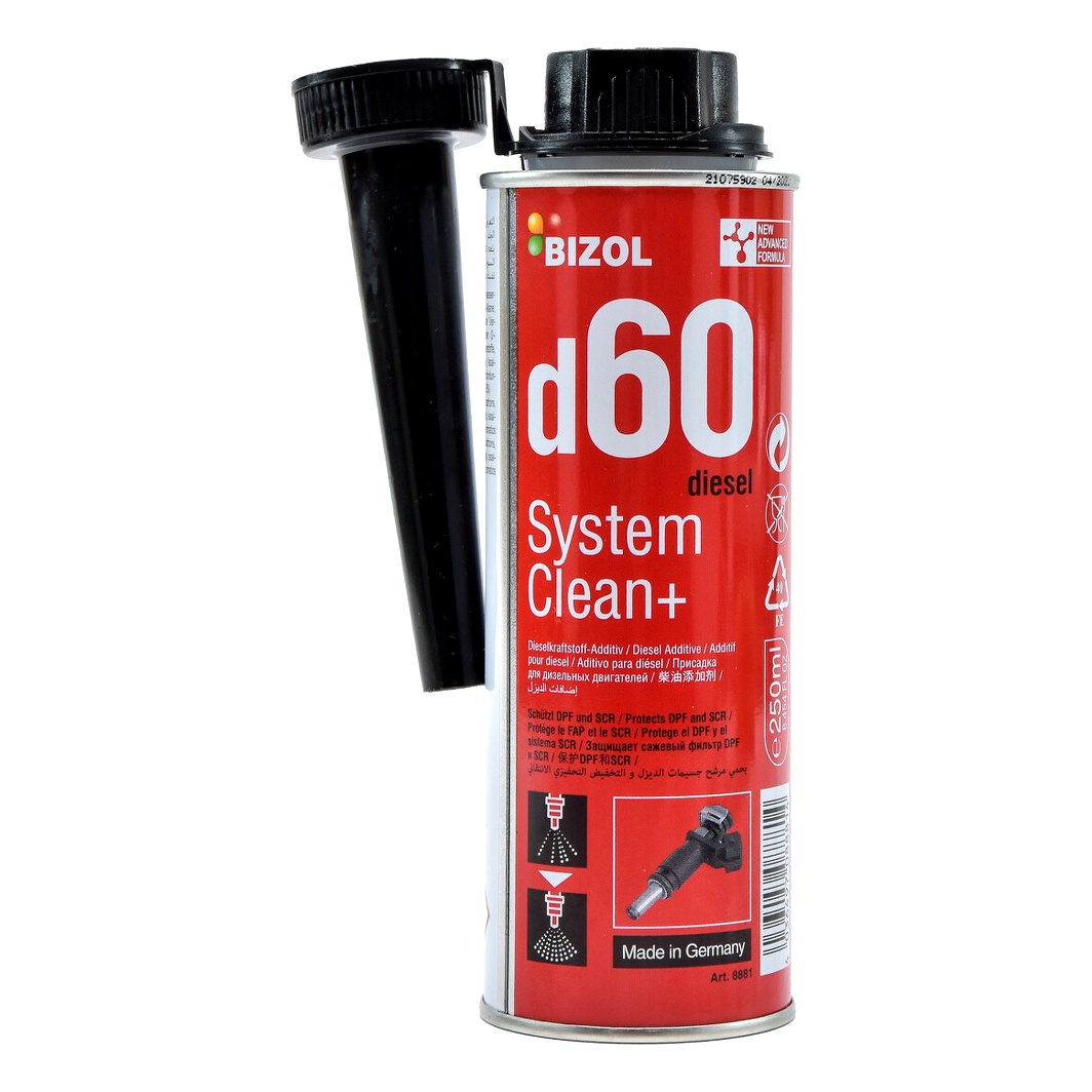 Присадка BIZOL Diesel System Clean+ d60 250 мл (8881) - zapix