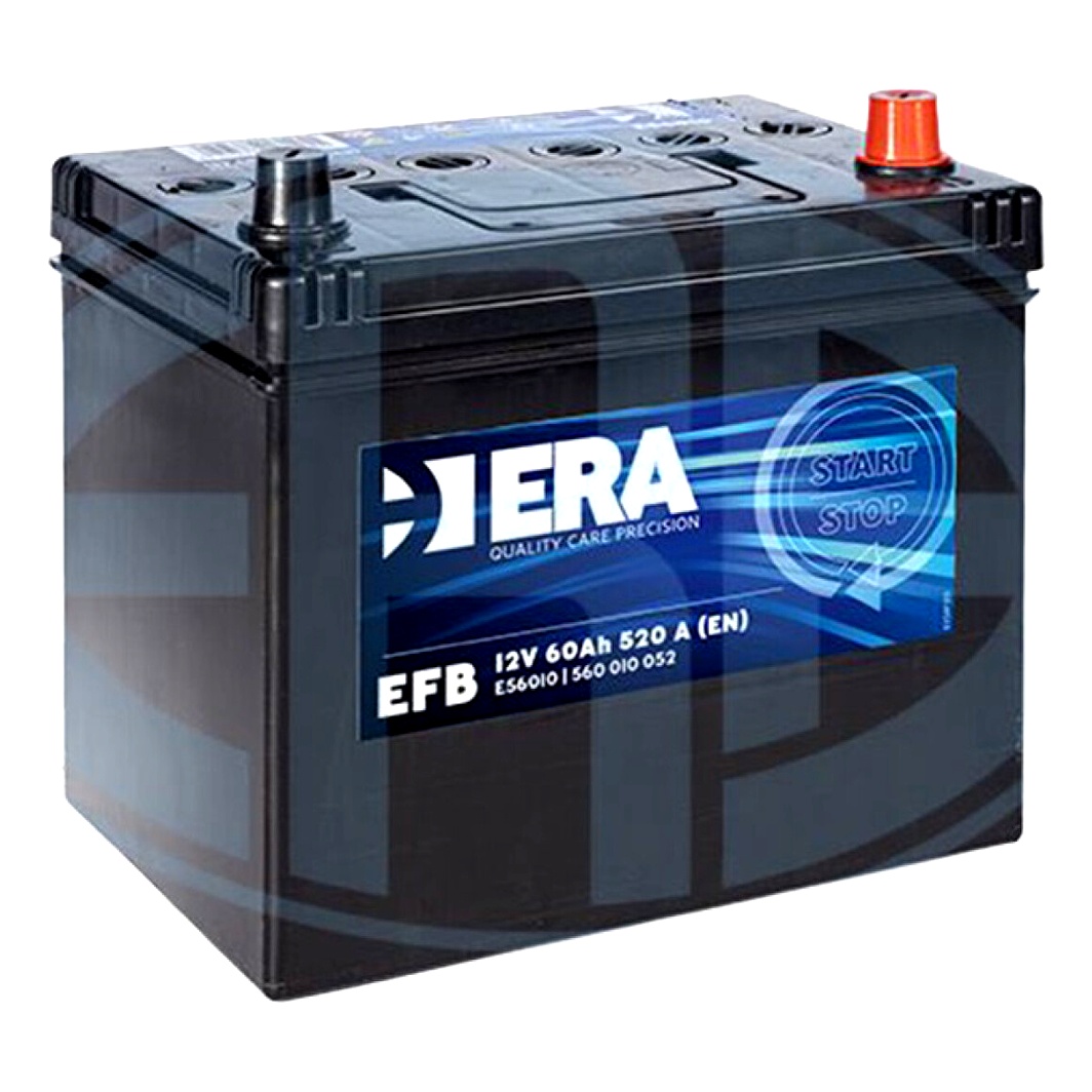 Акумулятор ERA EFB 12V 60Ah 520A R+ E56010 - zapix