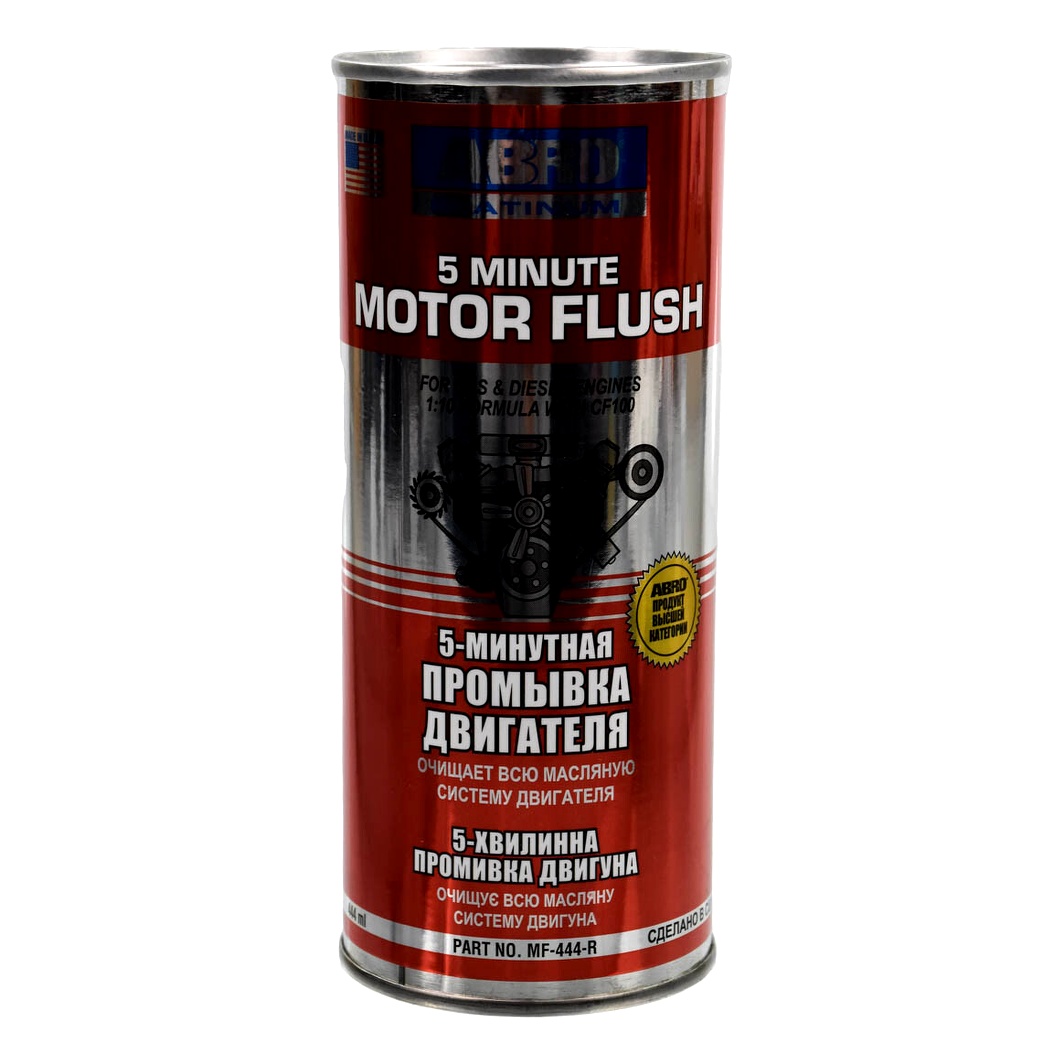 Промывка двигателя ABRO Platinum Motor Flush 5 min 0.444 л (MF444R) - zapix