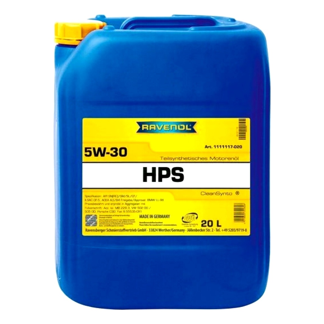 Моторна олива RAVENOL HPS 5W-30 20 л (1111117020) - zapix