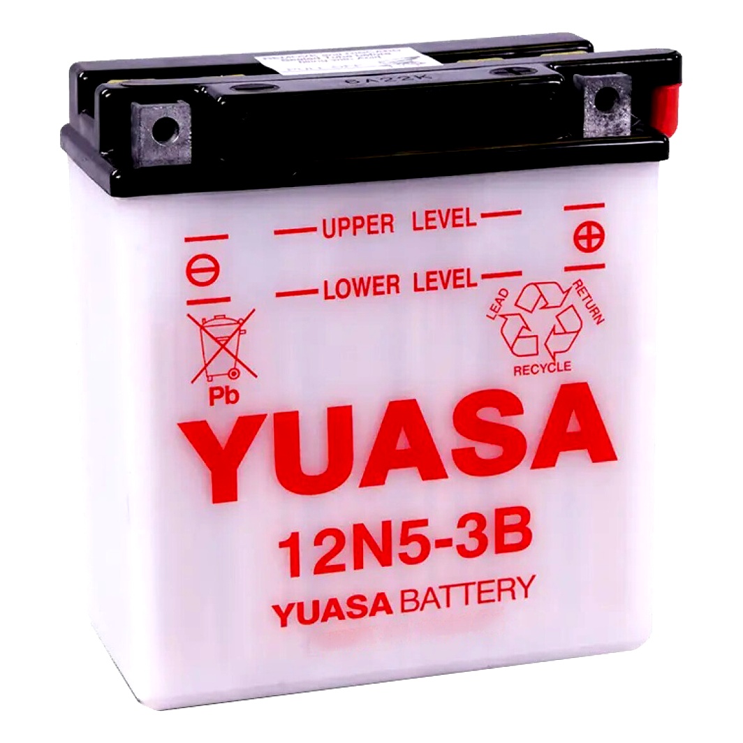 Акумулятор YUASA 12V 5.3Ah 35A R+ 12N53BYUASA - zapix