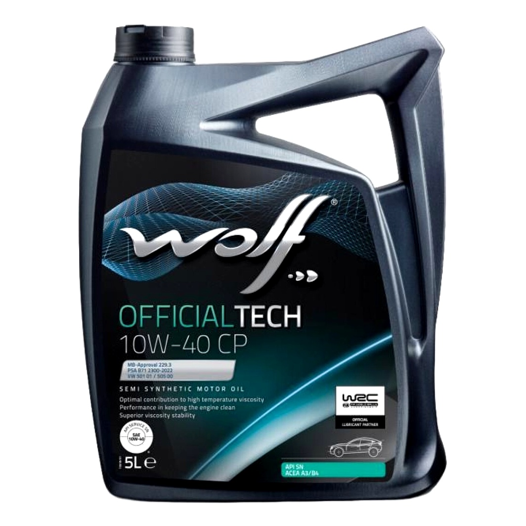 Моторное масло WOLF Officialtech CP 10W-40 5 л (1052861) - zapix