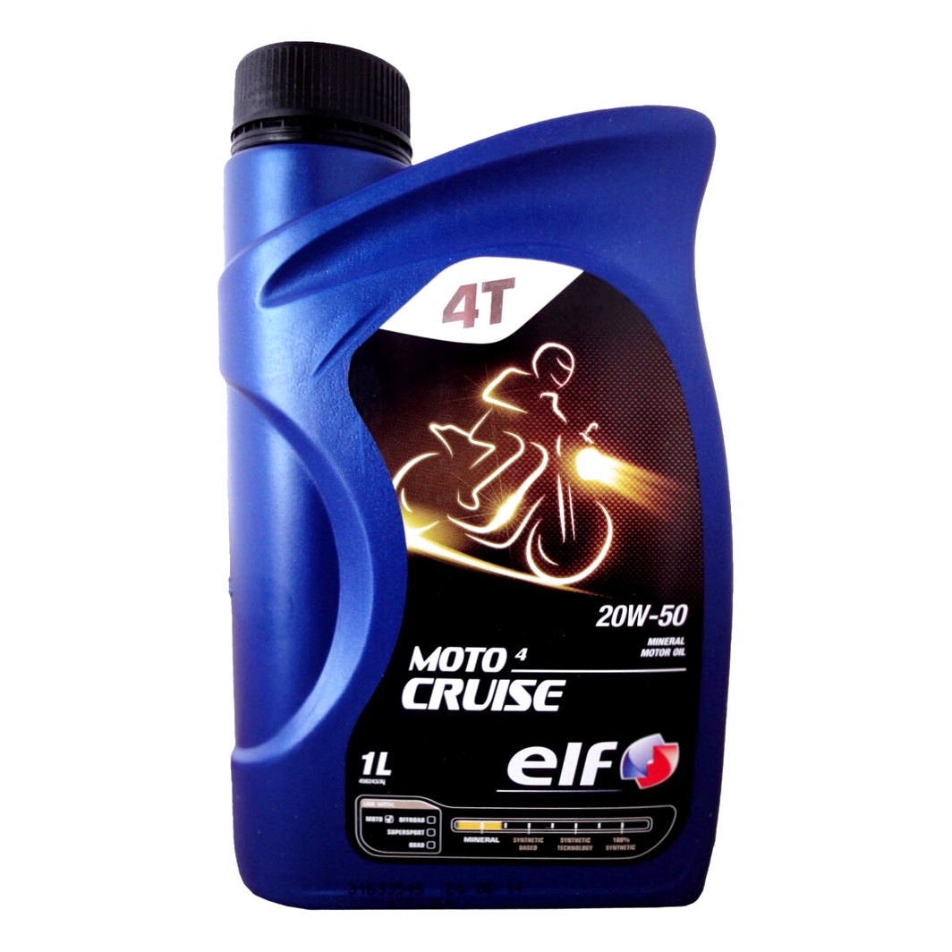 Моторное масло ELF Moto Cruise 4T 20W-50 минеральное 1 л 194959 - zapix