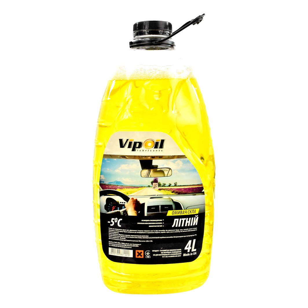 Омивач скла готовий літній -5°С VIPOIL диня 4 л 0359866 - zapix