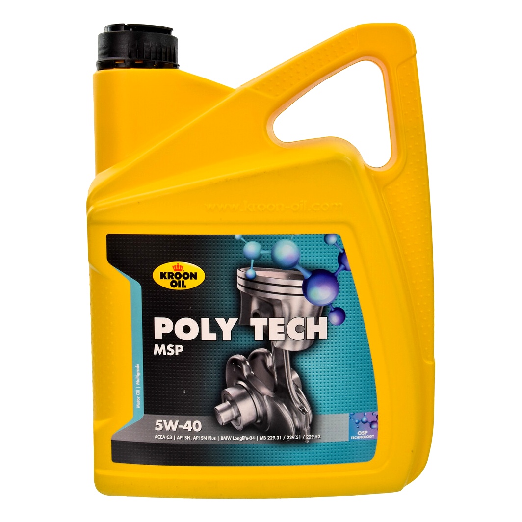 Моторное масло KROON OIL PolyTech MSP 5W-40 5 л (37337) - zapix