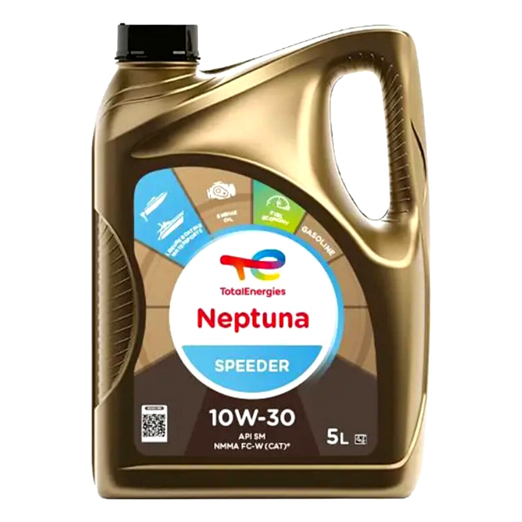 Моторное масло TOTAL Neptuna Speeder 4T 10W-30 синтетическое 5 л NEPTUNASPEEDER10W305L - zapix