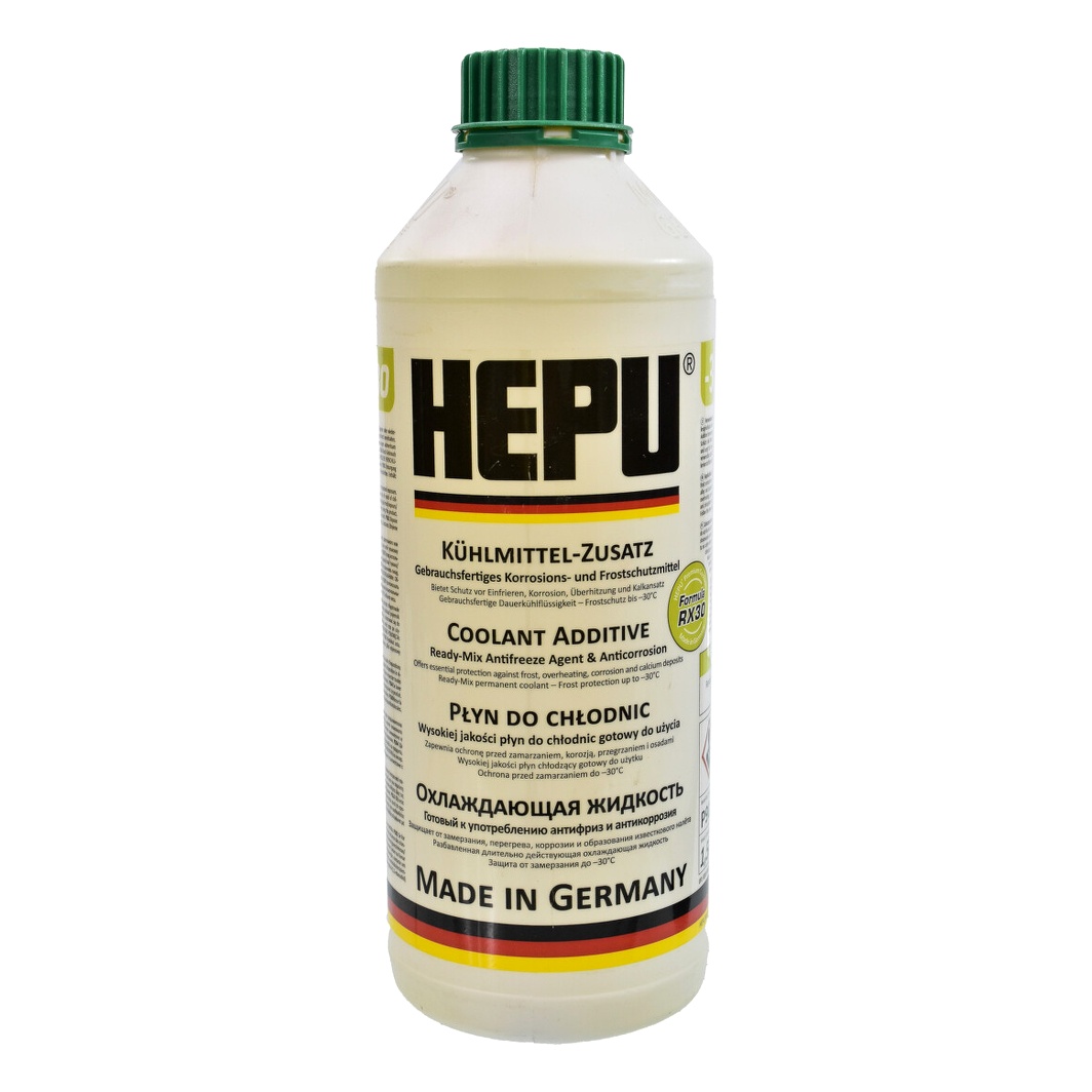Готовий антифриз HEPU жовтий -30 °C 1.5 л (P900RX30) - zapix
