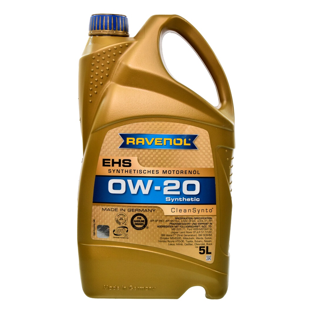 Моторное масло RAVENOL EHS 0W-20 5 л (1111113005) - zapix