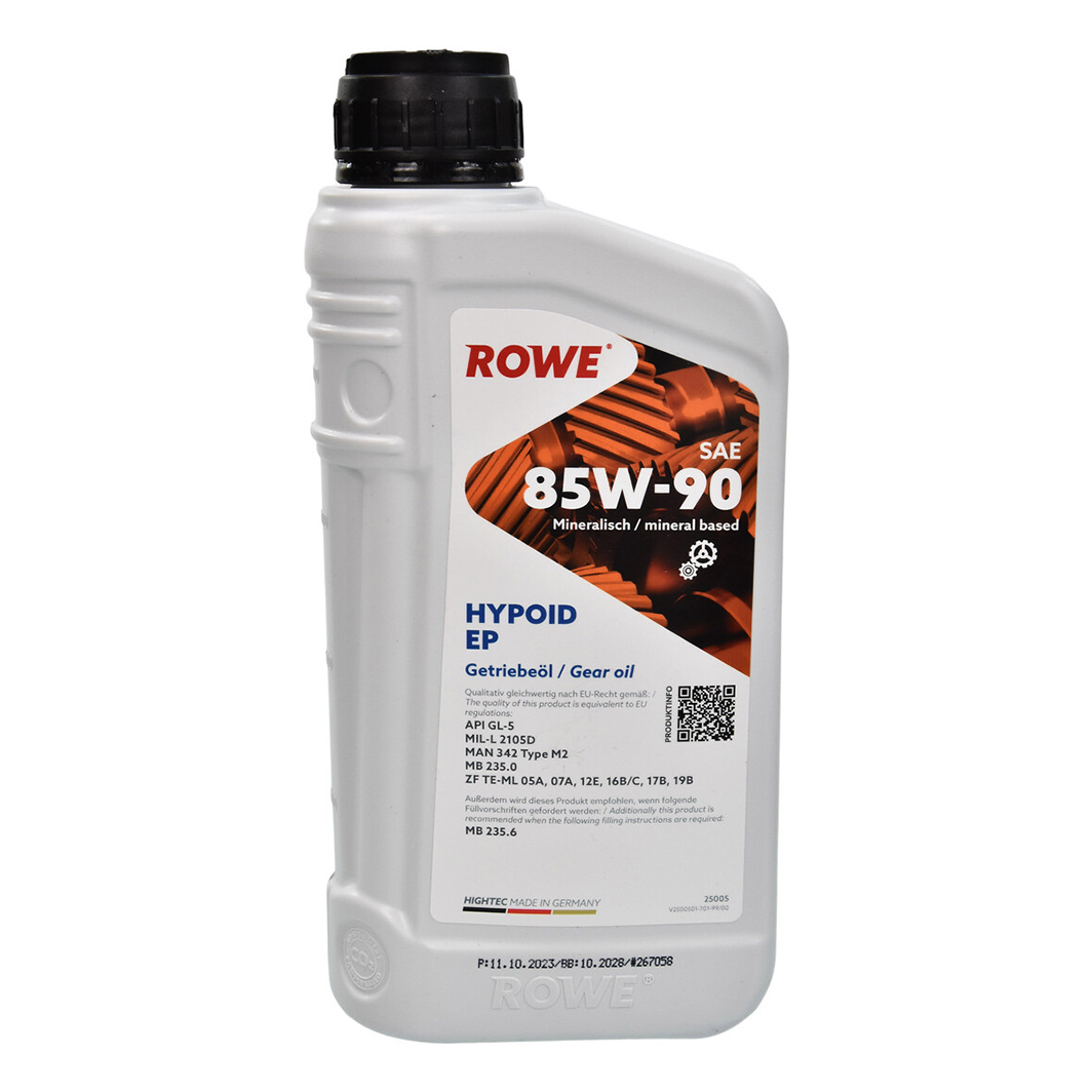 Трансмиссионное масло ROWE Hightec Hypoid EP GL-5 85W-90 1 л 25005001099 - zapix