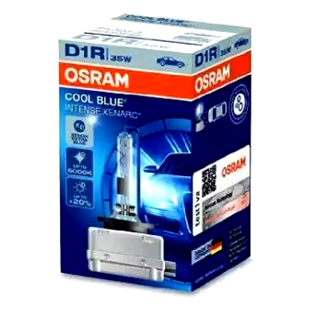 Автолампа ксеноновая OSRAM Xenarc Cool Blue Intense D1R PK32d-3 85V прозрачная 66150CBI - zapix