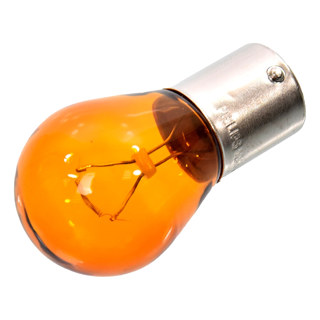 Автолампа розжарювання PHILIPS Vision PY21W BAU15s 21W 12V помаранчева 12496NACP - zapix