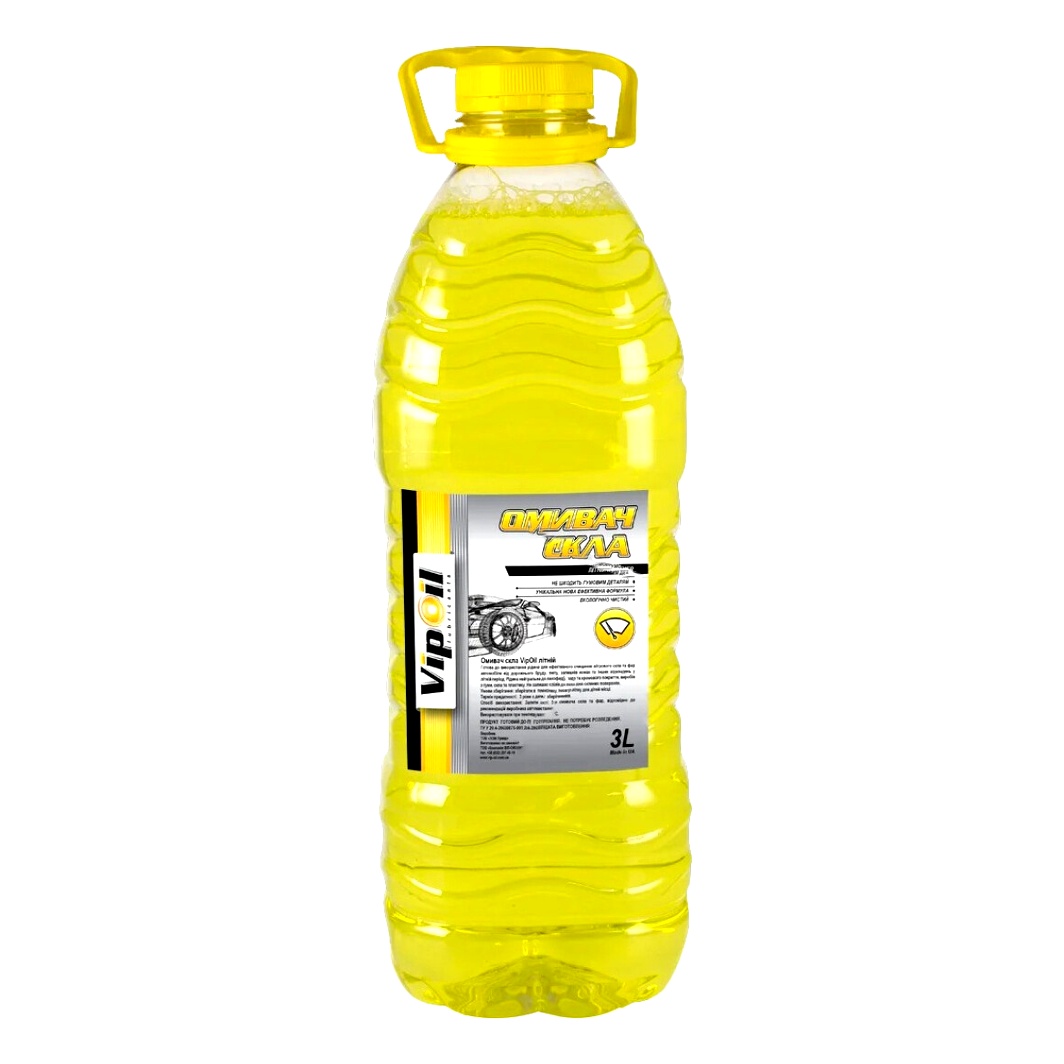 Омивач скла готовий зимовий -12°С VIPOIL лимон 3 л 0379982 - zapix