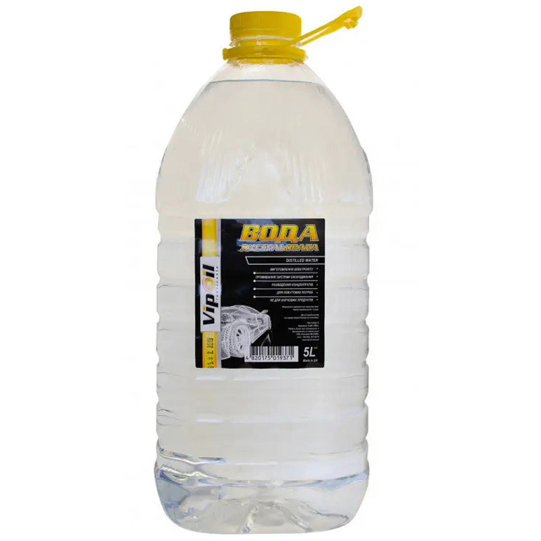 Дистиллированная вода VIPOIL 5 л 0203828 - zapix
