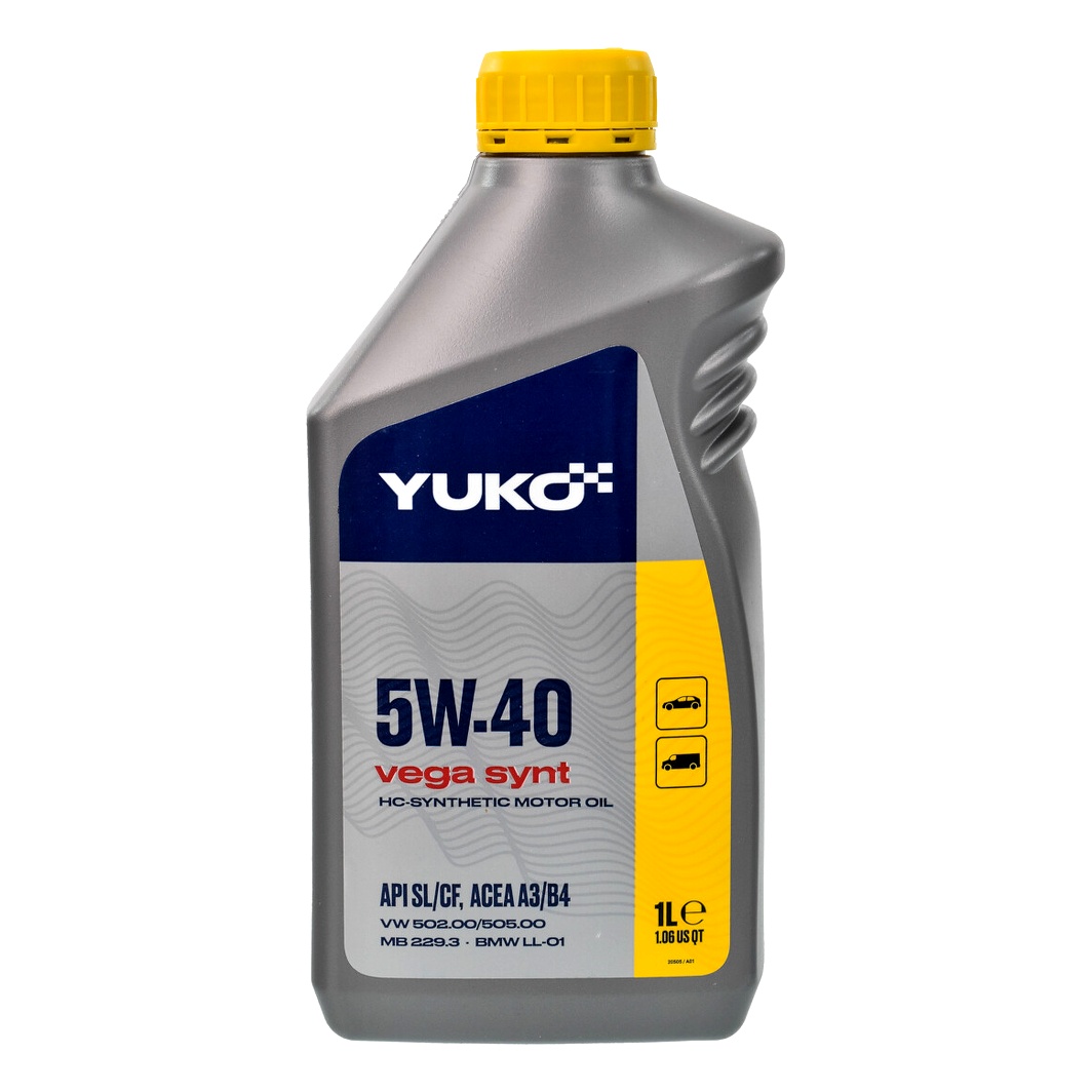 Моторное масло YUKO Vega Synt 5W-40 1 л (020505) - zapix